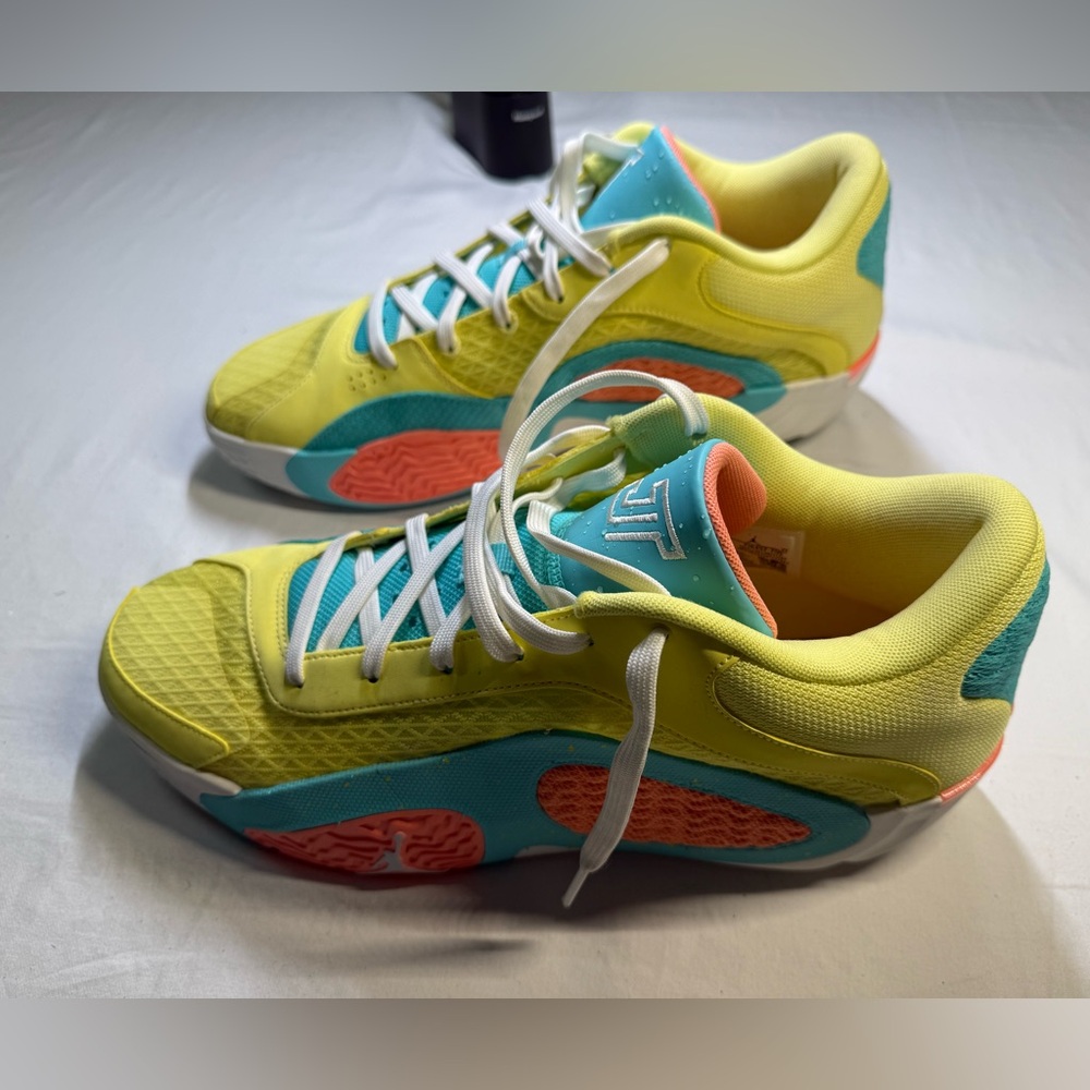 Jordan Tatum 2 Lemonade size 12 Basketball shoes new low top NEVER WORN - Picture 2 of 6